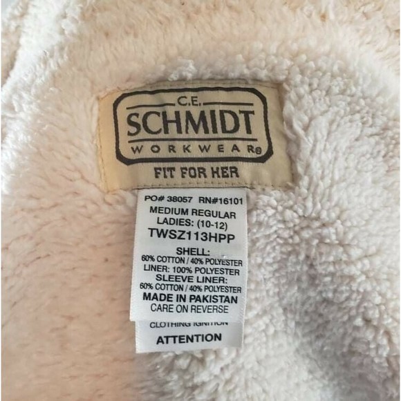 CE Schmidt WorkWear Fit For Her Horse Jacket with Hood Medium (10-12) Vintage - Picture 7 of 12